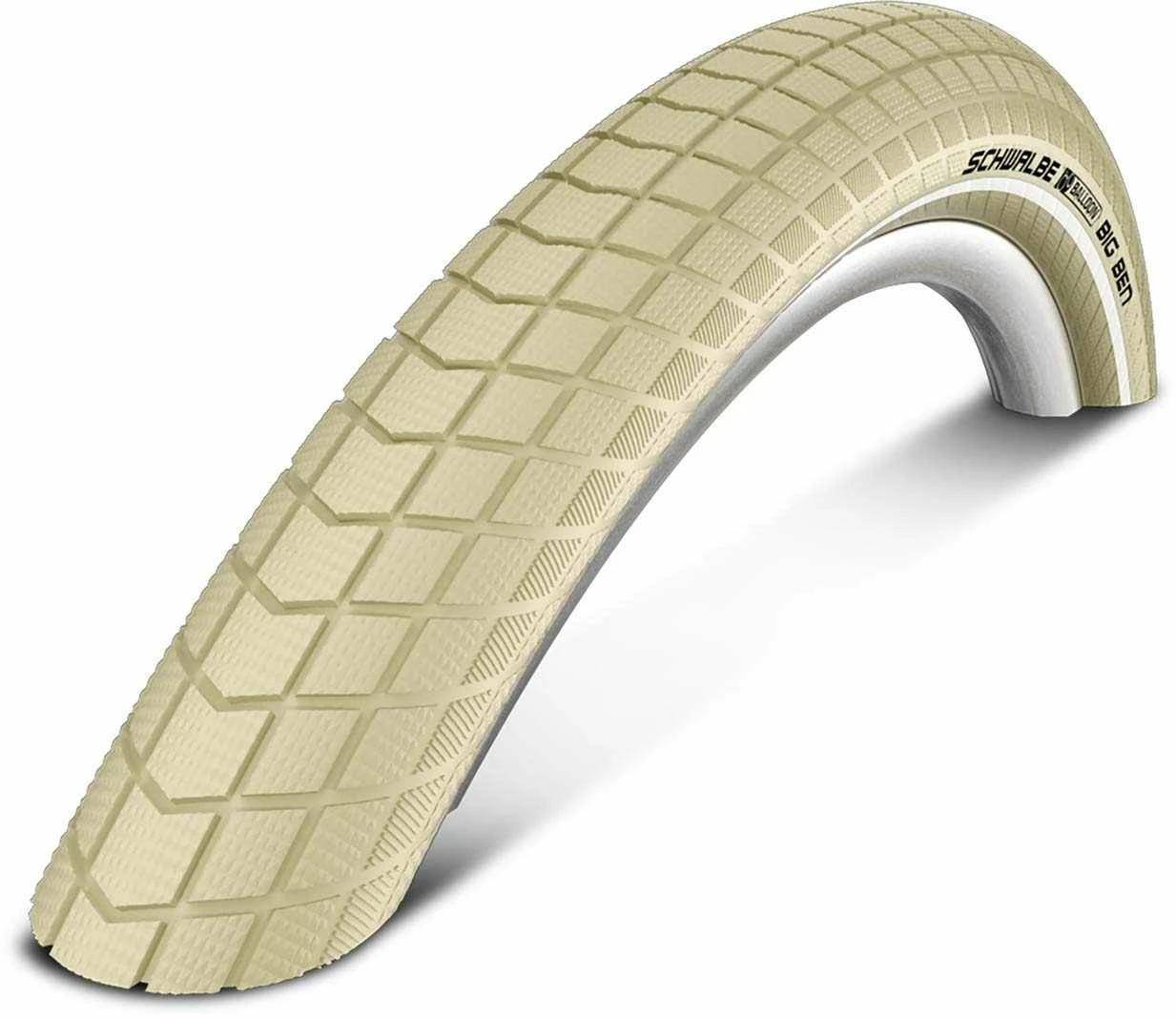 Schwalbe Pneus Little Big Ben 40-622 28" X 1.50 Crème / Réflexe