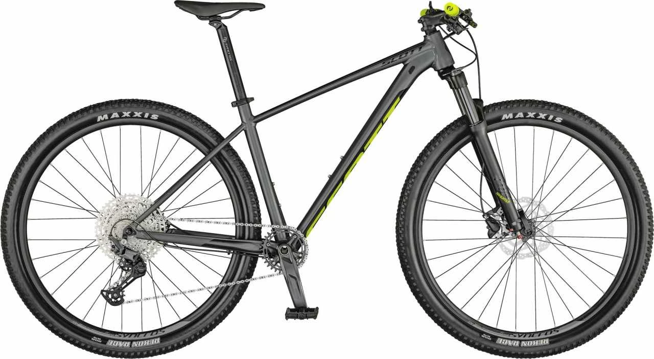 Scott Scale 980 Matt Dark Grey / Black / Yellow VTT Semi-rigide