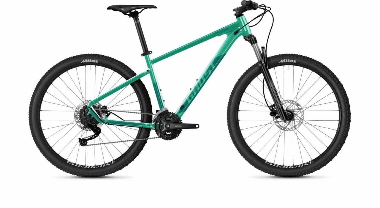 Ghost Kato Universal 27.5 AL Bluegreen Pearl / Azur Blue Metallic Glossy VTT Semi-rigide
