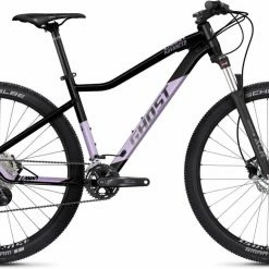 Ghost Lanao Advanced 27.5 AL Black / Pearl Purple Matt VTT Semi-rigide Femme