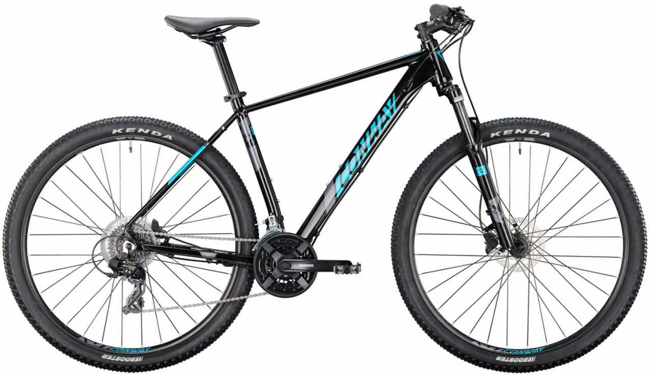 Conway MS 3.9 Black Metallic / Turquoise Metallic VTT Semi-rigide
